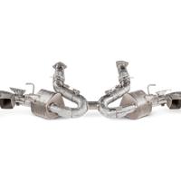 Akrapovic 2020+ Chevrolet Corvette C8 Slip-On Line (Titanium)