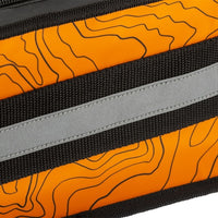 ARB Micro Recovery Bag Orange/Black Topographic Styling PVC Material