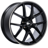 BBS CI-R 20x8.5 5x120 ET32 Satin Black Polished Rim Protector Wheel -82mm PFS/Clip Required