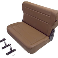 Rugged Ridge Fold & Tumble Rear Seat Spice 76-95 Jeep CJ / Jeep Wrangler