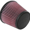 K&N Universal Clamp-On Air Filter 2.75in Flange ID x 5.875in Base OD x 4.5in Top OD x 5in Height