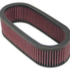 K&N Universal Oval Air Filter 12in Length x 5-1/4in Width x 3-1/4in Height