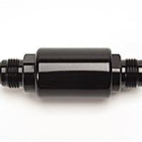 Russell Performance Black Anodized (3-1/4in Length 1-1/4in dia. -8 male inlet/outlet)