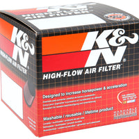 K&N Universal Clamp-On Air Filter 2-1/8in FLG 4 X 3 TPR/OVL W/Venturi