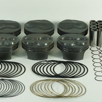 Mahle MS Piston Set Chevy SB 389ci 4.135in Bore 3.625/3.75 Stroke 6.125/6 Rod .927 HD Pin 9cc 13.5CR