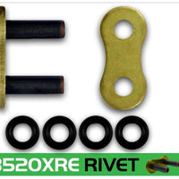 RK Chain 525XRE-RIVET - Natural