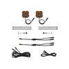 Diode Dynamics Stage Series Single Color LED Rock Light - Amber M8 (2-pack)