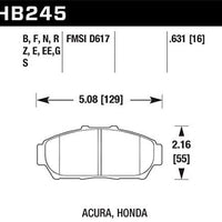 Hawk Performance ER-1 Motorsport Brake Pads