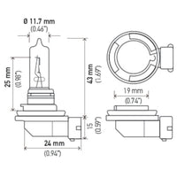 Hella Bulb H9 12V 65W PGJ19-5 T4