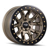 Dirty Life 9303 DT-1 17x9 / 5x127 BP / -12mm Offset / 78.1mm Hub Satin Gold Wheel - Sim. Beadlock