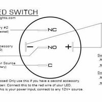 Oracle Pre-Wired Power Symbol On/Off Flush Mount LED Switch - White SEE WARRANTY