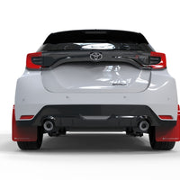 Rally Armor 20-23 Toyota GR Yaris Red Mud Flap w/White Logo