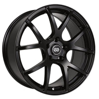 Enkei M52 18x8 42mm Offset 5x120 Bolt Pattern 72.6mm Bore Dia Matte Black Wheel