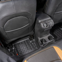 Rugged Ridge Floor Liner Kit Black F/R/Full Cargo 18-20 Jeep Wrangler JL 2Dr