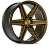 Vossen HF6-2 20x9.5 / 6x139.7 / ET15 / Deep Face / 106.1 - Tinted Matte Bronze Wheel