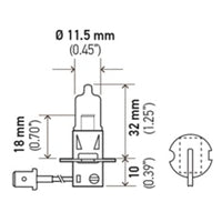 Hella H3 Halogen Bulb (Must Order Qty 10)