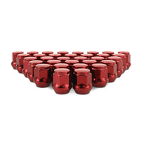 Mishimoto Steel Acorn Lug Nuts M14 x 1.5 - 32pc Set - Red