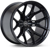 Vossen HF6-4 22x9.5 / 6x139.7 / ET20 / Deep Face / 106.1 - Satin Black Wheel