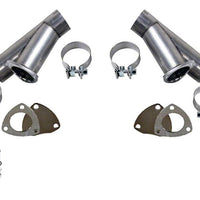 Granatelli 3.0in Stainless Steel Manual Dual Exhaust Cutout Kit w/Slip Fit & Band Clamp