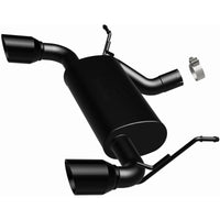 MagnaFlow 07-17 Jeep Wrangler JK 3.8/3.6L Dual Split Rear Exit Black Axle-Back Exhaust