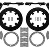 Wilwood 17-21 Can-Am X3RS Black 6-Piston Rear Kit 11.25in - Undrilled Rotors