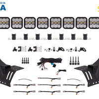 Diode Dynamics Jeep JL SS5 Sport CrossLink Windshield - Yellow Combo Lightbar Kit