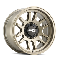 Dirty Life 9310 Canyon 17x9 / 6x139.7 BP / 0mm Offset / 106mm Hub Satin Gold Wheel