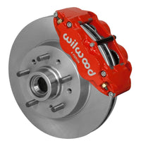 Wilwood Narrow Superlite 6R Front Brake Kit 11.86in Red 64-70 GM C10 w/ Factory Drum Spindles