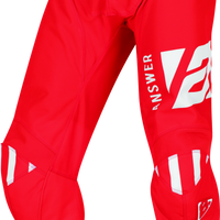 Answer Syncron Merge Pant Red/White Youth Size - 28