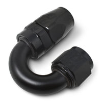 Russell Performance -6 AN Black 180 Degree Full Flow Swivel Hose End