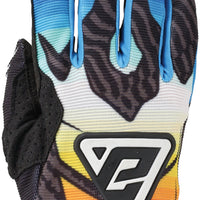 Answer 25 Aerlite Drip Gloves Black/White/Rainbow Youth - XL