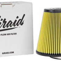 Airaid Universal Air Filter - Cone 6in FLG x 10-3/4x7-3/4in B x 7-1/4x4-3/in T x 9in H - Synthaflow