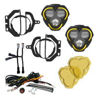 KC HiLiTES FLEX ERA 3 Dual Mode SAE Fog Lights - 2-Light Master Kit for Jeep JL/JT Sport Bumpers