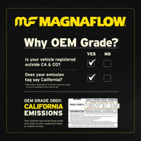 MagnaFlow Conv Univ 2.5 Single O2 Boss