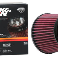 K&N Universal Clamp-On Air Filter 3-15/16in FLG / 5-1/2in B / 4-1/2in T / 4-7/16in H