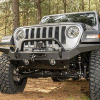 Rugged Ridge HD Bumper Full Width Front 07-18 Jeep Wrangler JK 18-20 Jeep Wrangler JL 2020 JT