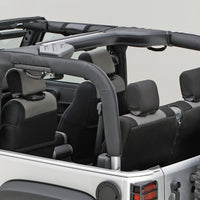 Rugged Ridge Roll Bar Cover Black Vinyl 07-18 Jeep Wrangler JK