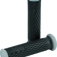 ProTaper Full Diamond Dual Density ATV Grips - Black/Gray