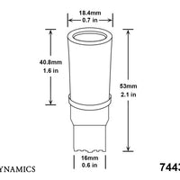 Diode Dynamics 7443 LED Bulb HP48 LED - Amber (Single)