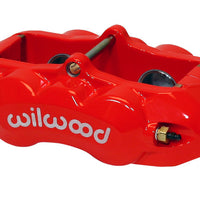 Wilwood Caliper-D8-4 Rear Red 1.38in Pistons 1.25in Disc