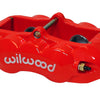 Wilwood Caliper-D8-4 Rear Red 1.38in Pistons 1.25in Disc