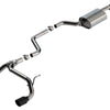 Borla 18-23 Suzuki Jimny 1.4L AT/MT 4WD 2DR 2in S-Type Catback Exhaust - Black Chrome Tips