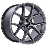 BBS SR 18x10 5x130 ET41 CB71.6 Satin Grey Wheel