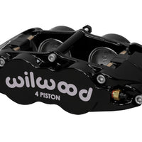 Wilwood Caliper-Narrow Superlite 4R - Black 1.75/1.75in Pistons 1.25in Disc