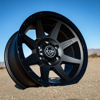 ICON Rebound 17x8.5 5x5 -6mm Offset 4.5in BS 71.5mm Bore Double Black Wheel