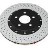 DBA 2020+ Chevrolet Corvette C8 Z51 Rear Crossdrilled 5000 Series Rotor