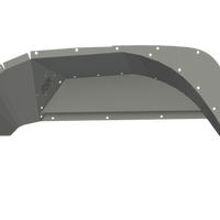 Road Armor 2020 Jeep Gladiator JT Stealth Rear Fender Liner Body Armor - Raw