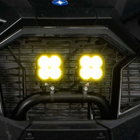 Diode Dynamics SS3 LED Bumper 1 1/4 In Roll Bar Kit Sport - Yellow SAE Fog (Pair)