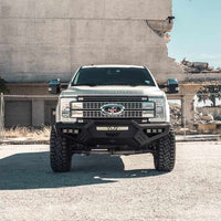 Road Armor 17-20 Ford F-250 SPARTAN Front Bumper Bolt-On Pre-Runner Guard - Tex Blk