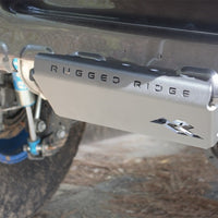 Rugged Ridge 07-23 Jeep Wrangler JK/JKU/JL/JLU & 20-23 Gladiator Hitch Skid Plate 2in. Rec - Tex Blk